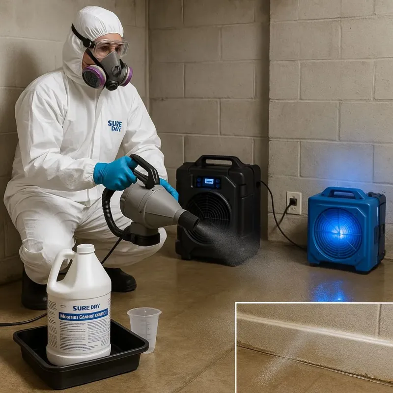 Sanitization and Odor Removal process in Concord, CA